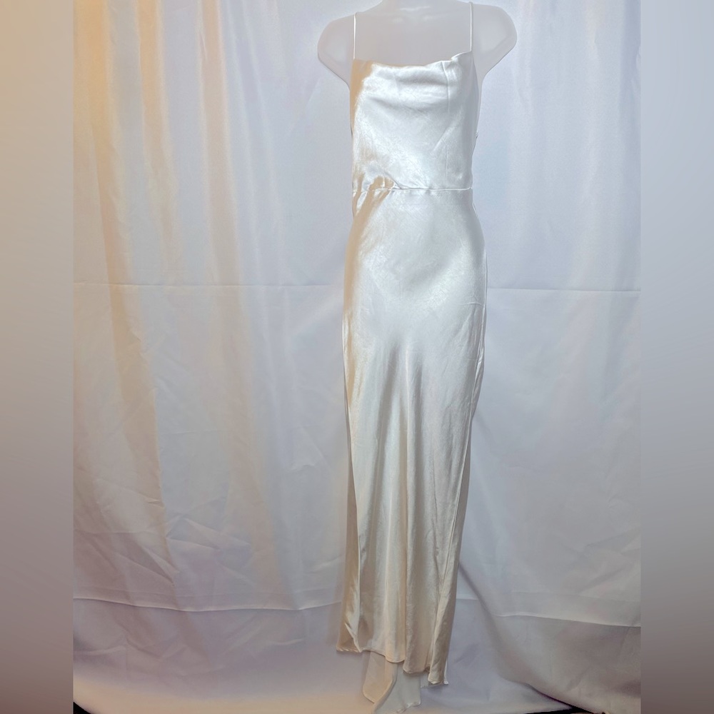 Vestido de novia de seda